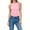 *Pink, variant on ClodeEU Women's Ribbed Knit Sleeveless Top,Solid Color Round Neck Casual Slim Fit Tank Pink,Womens Plus XXL