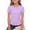 Purple, variant on ATOGUTA Shirts For Teens Short Sleeve Tshirts Crewneck Cute Summer Casual Basic Tops for Kids Teen Size 3T-15, Pink