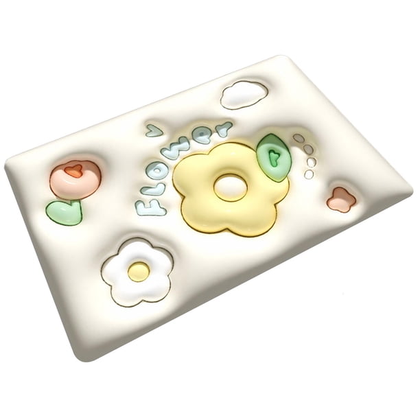 Alfombrilla de baño Alfombra de baño floral 3D, resistente a los niños Blossom Cute 3D Visual Anti Slip Absorbente Mat, Super Absorbent Bath Mat, para EstiloE Soledad Alfombra de baño