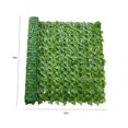 thumbnail image 4 of Valla De Simulación Valla de hoja verde artificial Paisajismo Valla de hoja verde Red Decoración de jardín (I) Hugtrwg Libre de BPA, 4 of 8