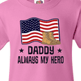 thumbnail image 4 of Inktastic Military Daddy Always My Hero Youth T-Shirt, 4 of 5