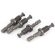 thumbnail image 1 of Adaptador de mandril de taladro de 4 piezas de 1/4" vástago hexagonal a rosca 3/8"-24UNF con tornillo inverso, 1 of 1