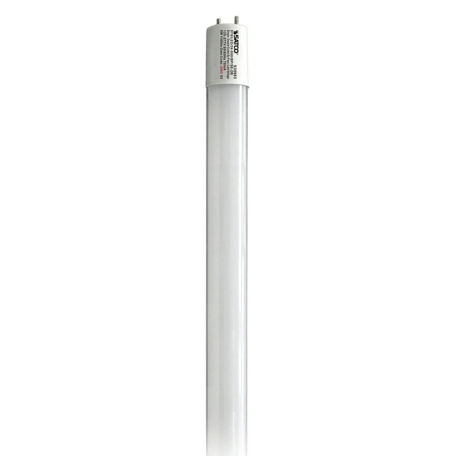 Satco (25 Pack) Tube Lighting, Part Number S39903;9 Watt T8 LED; 2Ft; 5000K; Medium Bi Pin base; 50000 Average rated hours; 1150 Lumens; Type B; Ballast Bypass; Single or Double Ended Wiring