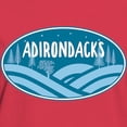 thumbnail image 3 of CafePress - Adirondacks New York Outdoors T Shirt - Women's Traditional Fit Dark T-Shirt, 3 of 4