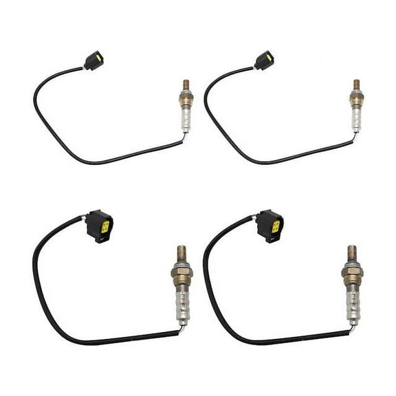 Oxygen Sensor Set 4 Piece - Compatible with 2011 Jeep Wrangler 3.8L V6