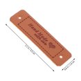 thumbnail image 2 of Miangastore 30pcs Handmade Tags Leather Tags Label for Crafts Sewing Crochet Knitting Hats, 2 of 8