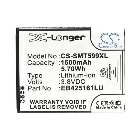 1500mAh EB425161LU Battery for Samsung GT-I8160 Galaxy Trend II Duos