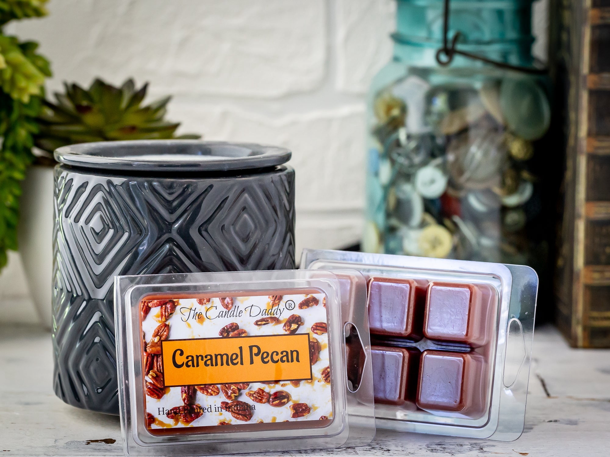 5 Pack - Caramel Pecan Scented Wax Melt - 2 Ounces x 5 Packs = 10 Ounces