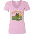 thumbnail image 3 of Inktastic Grandma Camp with Camping Animals Women's V-Neck T-Shirt, 3 of 5
