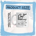 thumbnail image 2 of Fathers Day Coffee Mug, Ceramics Coffee Cup, Ceramics Tea Cup with Handle, Leak Proof Travel Cup, Best Dad Ever Printed Design, Funny Novelty Gift Cup for Dad, Microwave Safe, 3.94 Inch, 2 of 2