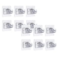 thumbnail image 1 of Paquete de 12 soportes para barra de cortina, sin necesidad de taladro, soportes para barra autoadhesivos, ganchos multiusos sin clavos para barra de cortina, perchas para cortina para baño,,12, 1 of 8