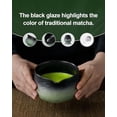 thumbnail image 2 of Matcha Whisk Set, 15oz Ceramic Matcha Set with Bowl and Bamboo Whisk, Scoop, (Chasen Holder) -Tea Towel, 5pcs Matcha Kit for Matcha Lovers, Sage Green, 2 of 9