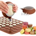thumbnail image 1 of Macaron Silicone Baking Mold Set, Macaron Baking Molds, French Macaron Baking Pans, Cupcakes, Desserts, 1 of 7