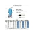 thumbnail image 4 of Gvmfive Women's Double Layer Hem Long Sleeve Floral Print V-Neck Buttons Casual Midi Dress, 4 of 4