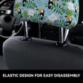 thumbnail image 6 of 2 PCS Car Headrest Cover, Exotic bird toucan Soft Car Seat Head Rest Cover Protector Interior Car Accessories Seat Covers for Cars Truck Auto Only Covers, 6 of 8