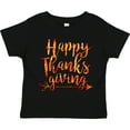 thumbnail image 3 of Inktastic Happy Thanksgiving with Leaf Arrow in Fall Colors Boys or Girls Toddler T-Shirt, 3 of 5