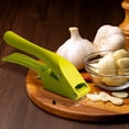 thumbnail image 4 of TIMIFIS Garlic Press 2-in-1 Kitchen Garlic Press Sliced Garlic Stirrer Household Garlic Minder Kitchen Gadgets Kitchen Gadgets, 4 of 7