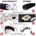 thumbnail image 3 of Tevlaphee Steering Wheel Lock for Cars,Wheel Lock,Vehicle Anti-Theft Lock,Adjustable Length Clamp Double Hook Universal Fit Emergency Hamme, 3 of 6