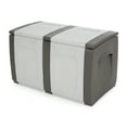 thumbnail image 1 of Homeplast Régulière 52,83 Gallons Capacité Extérieure Robuste Boîte de Rangement en Plastique, Gris & Anthracite, 1 of 11