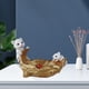 thumbnail image 4 of Canasta de de resina Caja de almacenamiento para manualidades Decoración para hogar Tigres Estatuilla Llaves Bandeja de almacenamiento para blanco BLESIY Plato de fruta de la estatua de los tigres, 4 of 8