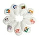 thumbnail image 2 of 9 piezas de cuero PU, cubierta de cabeza de hierro de golf, cubierta de cabeza de palo de golf, accesorios para tacos de golf, funda protectora para Blanco Macarena Cubierta de cabeza de hierros de golf, 2 of 8