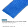 thumbnail image 4 of Christmas Velvet Ribbon 2.5" 10 Yard Gold Iron Wired Edge Easy to Shape DIY Crafts Gift Wrapping Sky Blue, 4 of 7