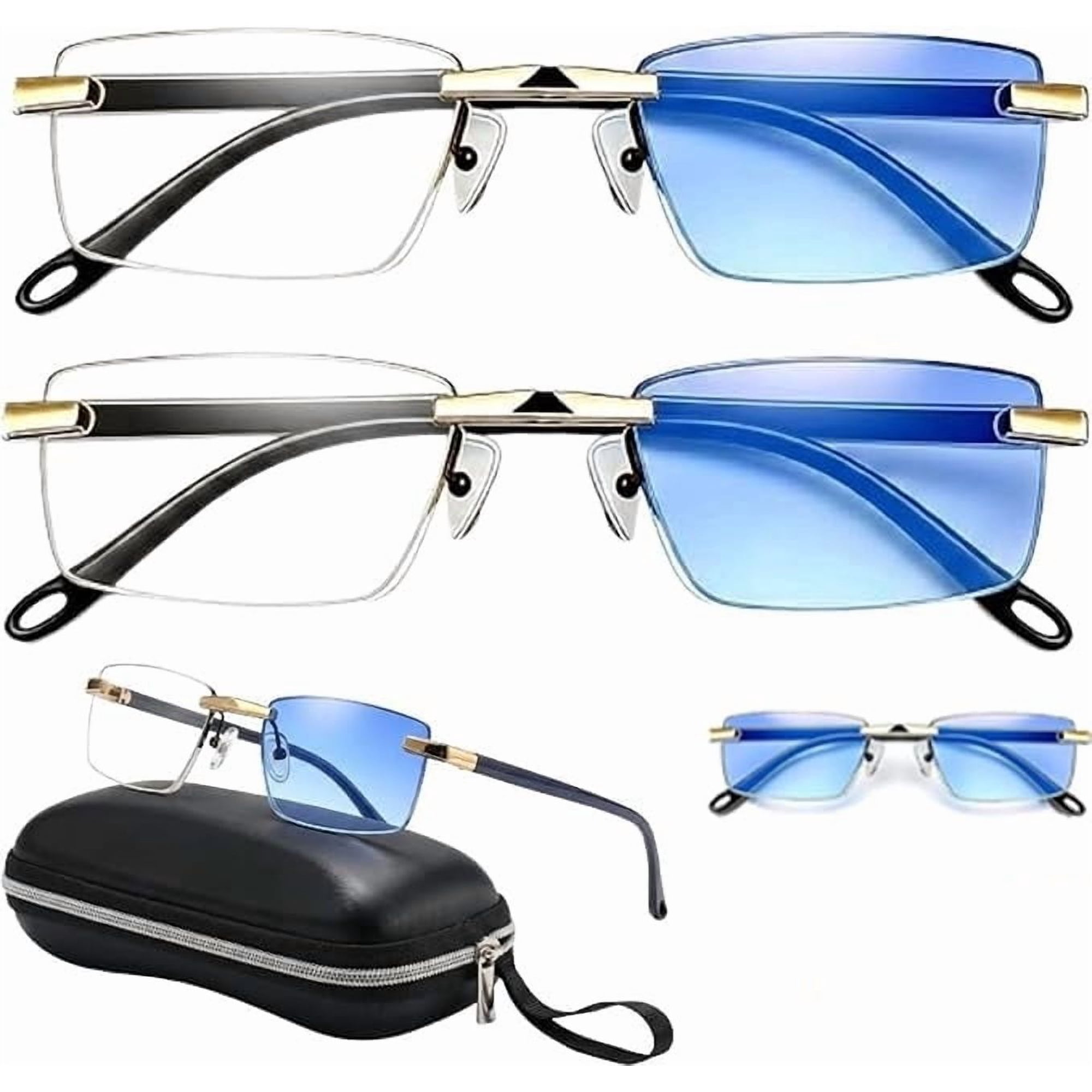 Self Adjusting Smart Lenses Auto Focus Glasses,2026 Liquid Lens Auto Adjusting HD Reading Glasses for Near and Far
