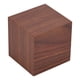 thumbnail image 4 of Despertador Digital Electrónico De Madera Reloj De Escritorio Temperatura Pantalla Led Control De Voz Marrón 6X6X6Cm sonducket EL007443-00, 4 of 6