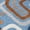 Denim, variant on Addison Rugs Chantille Indoor/Outdoor Transitional Mid-century Modern Beige Machine Washable Rectangle Rug, 10' x 14'