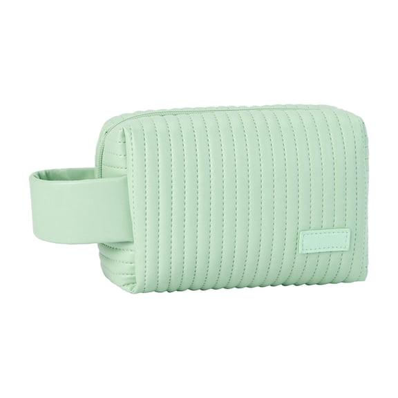 Cosmetic Bag Cute Makeup Bag Mini Pouch for Women, Small Quilted Beauty Organizer, Handy Zippered