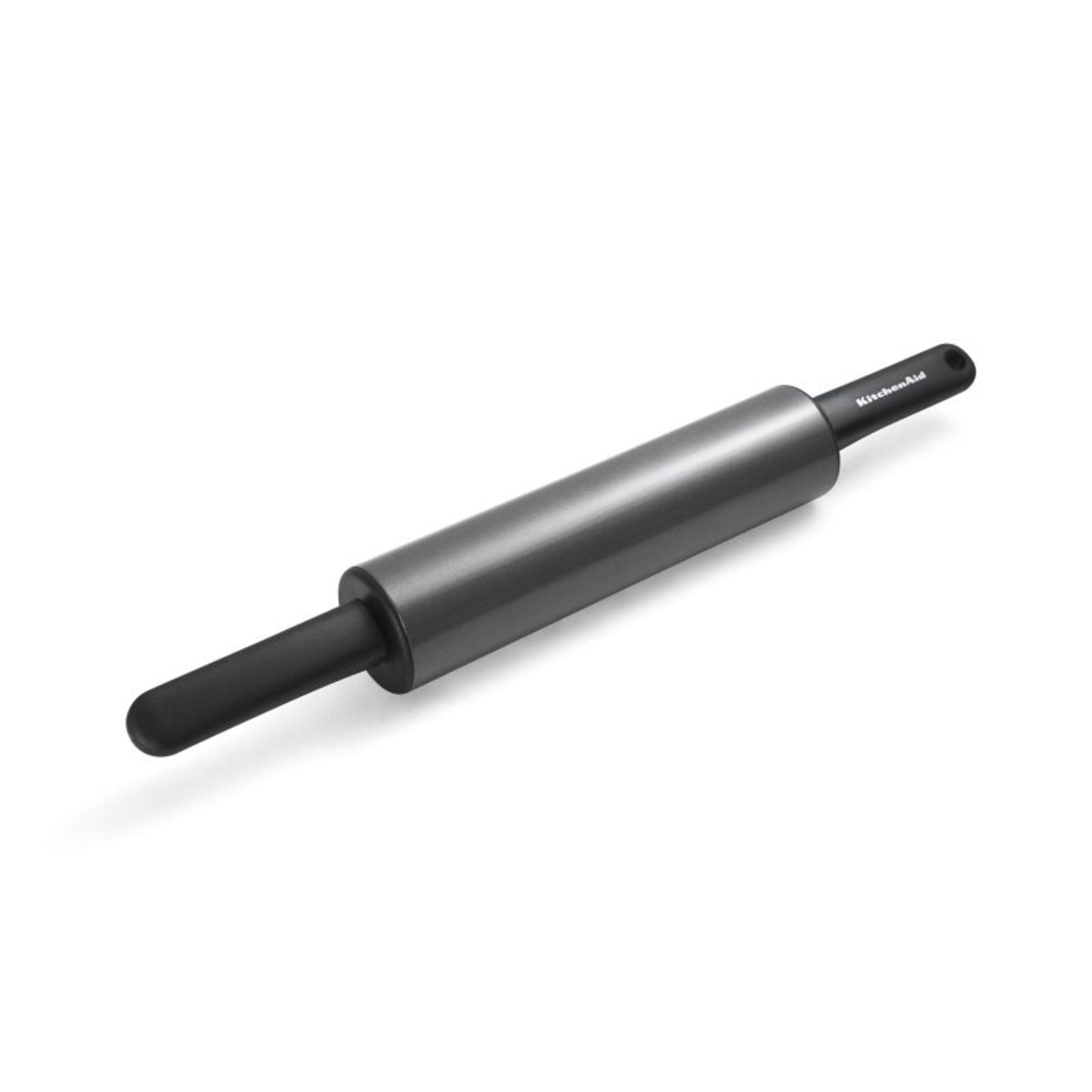 KitchenAid Durable Nonstick Metal Classic Handled Rolling Pin Gray