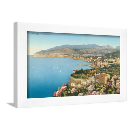 View of Sorrento, Italy Framed Print Wall Art