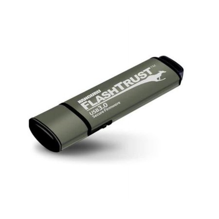UPC: 0705110113991 | Kanguru 256GB FlashTrust Secure Firmware USB 3.0 Flash Drive  Gray