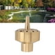 thumbnail image 5 of Fuente Para Estanque, Boquilla De Fuente De Latón DN25, Hermoso Cabezal Rociador De Flores, Material De Latón Duradero Con Efecto Inyector, 3 Capas De Rociado Parabólico, 5 of 7