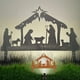 thumbnail image 1 of onlyliua para Interior/Exterior Adornos de Metal para Nochebuena Siluetas de Hierro Forjado, 1 of 5
