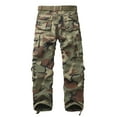 thumbnail image 2 of TRGPSG Men's Fleece Lined Hiking Pants Outdoor Cargo Pants Casual Work Ski Pants with 8 Pockets(No Belt),C29 Camo 42x33, 2 of 5