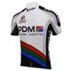 thumbnail image 3 of Camiseta de ciclismo retro Molteni Top de verano de manga corta con cremallera completa PDM Z Magicreme, 3 of 5