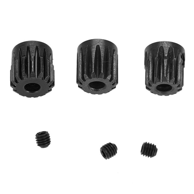 Engrenages de pignon de moteur en acier chromé 48DP ¢3,175 mm 13-15T 16-18T pour voiture 1/10 (13T 14T 15T)