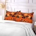 thumbnail image 7 of GZHJMY Halloween Pumpkin Lantern Pillowcase Plush Pillowcase for Hair and Skin, Soft Standard Size Pillow Cases Zippered Queen Pillow Case Set of 1-20x30in Home Decor, 7 of 7