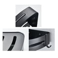 thumbnail image 7 of Shower Adhesive Wall Mounted Corner Shelf Aluminum Shampoo Holder Storage for Toilet - Triangle Black, 7 of 7
