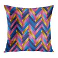 thumbnail image 1 of BOSDECO Bleu Abstraction Mosaïque Colorée en Forme de Parquet Abstrait Géométrique Répétable sur pour Rose Board Taie d'Oreiller Lumineux Housse de Coussin 18x18 Pouces, 1 of 1