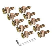 10 Pack M8x25mm Hex Socket Head Screws Bolt with Barrel Nuts & M5 Wrench