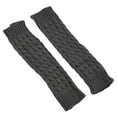 thumbnail image 1 of Calentadores de piernas para mujer, cubrebotas, protección para las piernas, medias, calcetines de invierno de moda Gris oscuro, 1 of 7