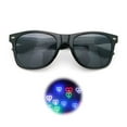 thumbnail image 2 of 2024 3D Prism Effect Diffraction Glasses Sunglasses Rectangle Rainbow Kaleidoscope Festival Style Rave Eyewear Clear/Gray Lens A1, 2 of 3