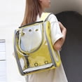 thumbnail image 3 of Deluxe Pet Carrier Cats Dogs Bubble Capsule Backpack Bag Handbag Yellow, 3 of 8
