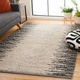 thumbnail image 2 of SAFAVIEH Natural Fiber Jake Abstract Area Rug, Light Grey/Black, 6' x 6' Square, 2 of 7