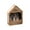 D, variant on Yhmxh Santa Claus Cabin Luminous Wooden House Desktop Ornaments Painted LED Night Light Decorations Outdoor Christmas Decorations Christmas Party Supplies Christmas Gifts for Kids Women Men
