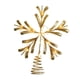 thumbnail image 3 of Estrella decorativa para árbol de Navidad con LED para fotos Oro, 3 of 9