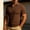 Coffee, variant on Fnnxeal Mens Polo Shirts Short Sleeve Collared Solid Zipper Summer Casual Polo Beige Shirts for Men Size XL