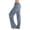 Light Blue, variant on Stralyhd Women Pajama Pants Leopard Print Wide Leg Elastic Waist Drawstring Trousers Lounge Comfy Loose Bottoms Light Gray M